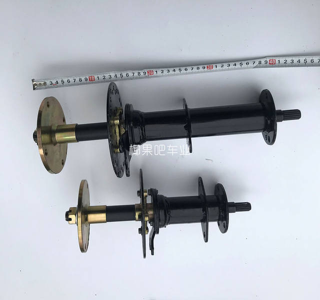 Electric ATV rear axle and half shaft