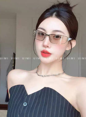 欧美风辣妹太阳眼镜连体骑行墨镜