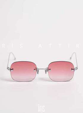 同款无框纯钛ins风眼镜架女