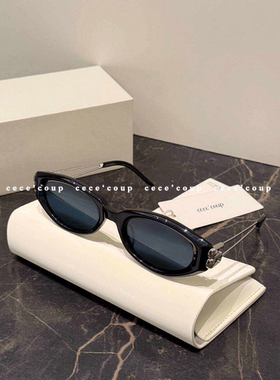 26ss金属猫眼黑色墨镜太阳镜