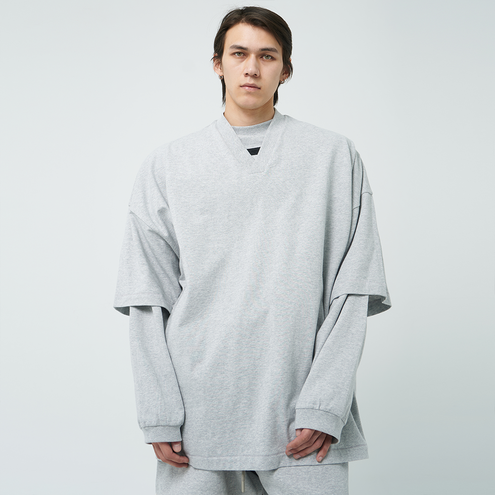 Fear Of God Essentials 24SS Drop2春季多色 LOGO胶标V领短袖T恤-图0