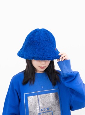 SUNNEI皮毛一体摇粒绒盆帽渔夫帽