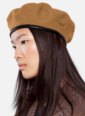 KANGOL纯色羊毛贝雷帽男女同款