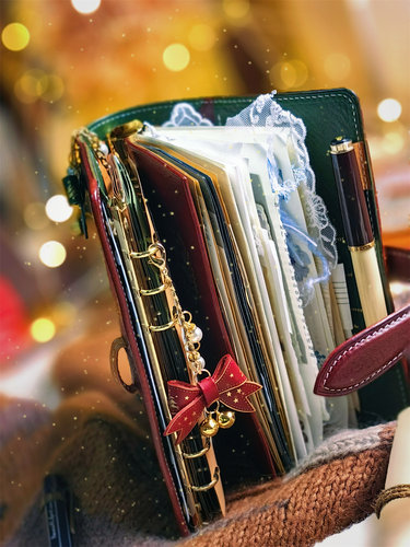 原创榛果高定意大利mbox lux活页手帐A6奇葩A7A8双环笔记本记事本 - 图0