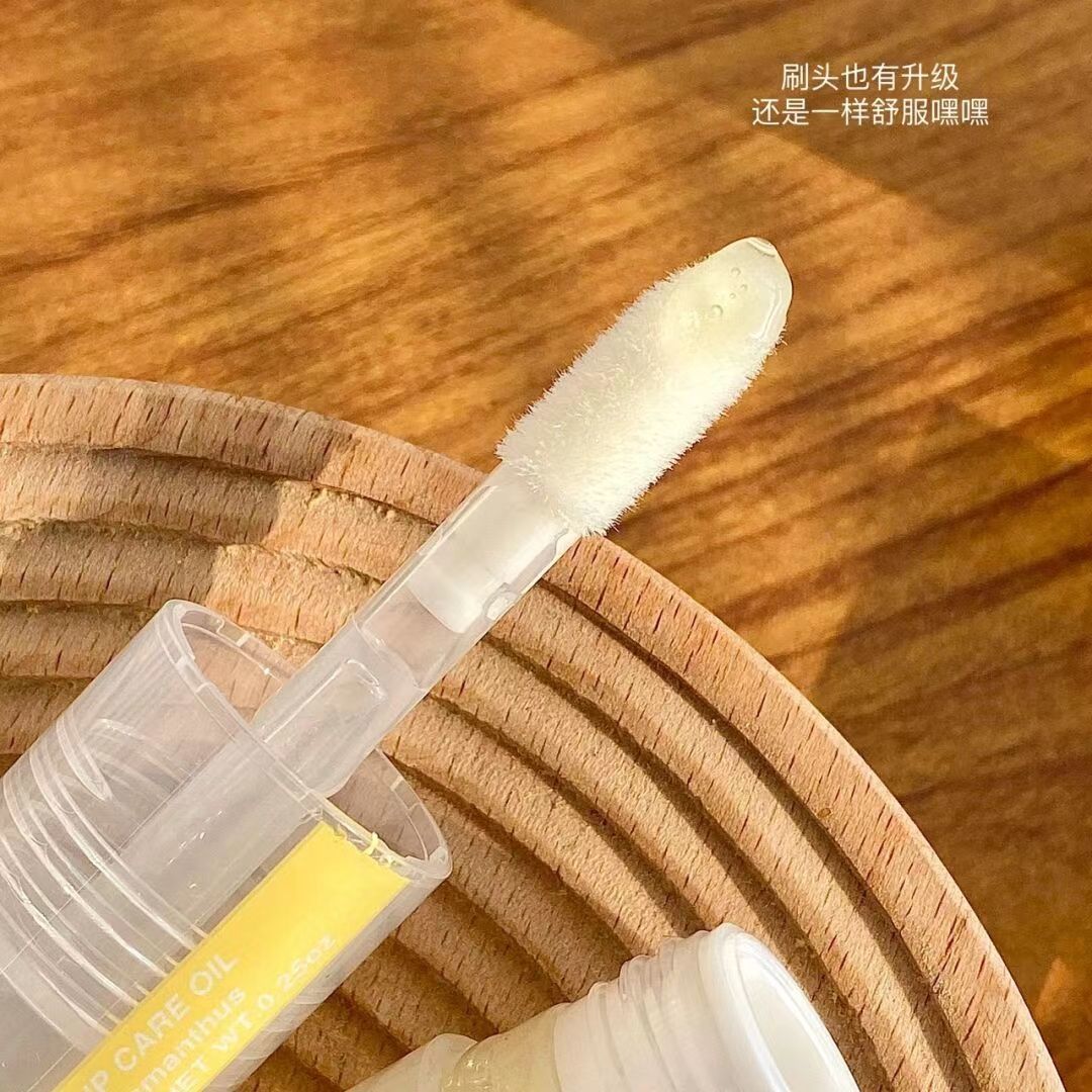 Cappuvini卡泡白桃护唇油去死皮淡化唇纹润唇膏唇釉口红唇乳唇蜜 - 图2