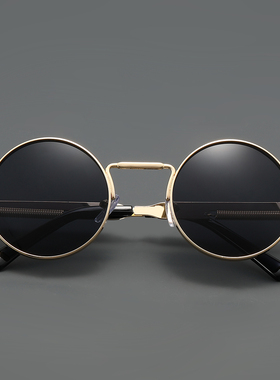 超梦圆框偏光近视太阳镜男女款