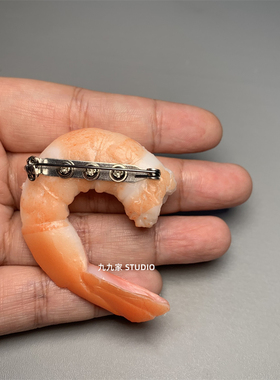 烤立体趣味搞怪包挂饰小众胸章