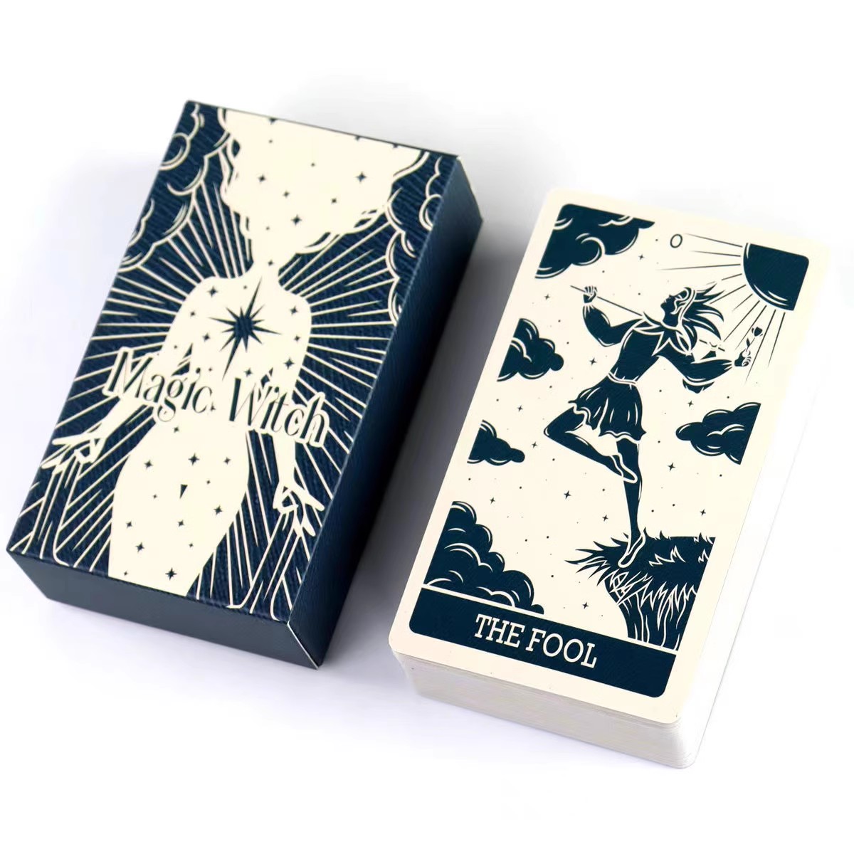 包邮Magic Witch Tarot Card Games魔-法女-巫游戏卡罗牌策略推理 - 图0