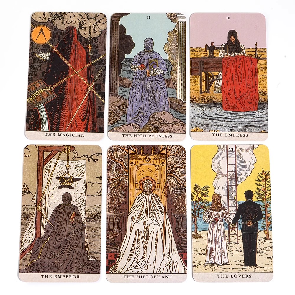 包邮 Somnia Tarot Illustrated索姆尼亚卡罗牌插画摄影风格纸牌-图0