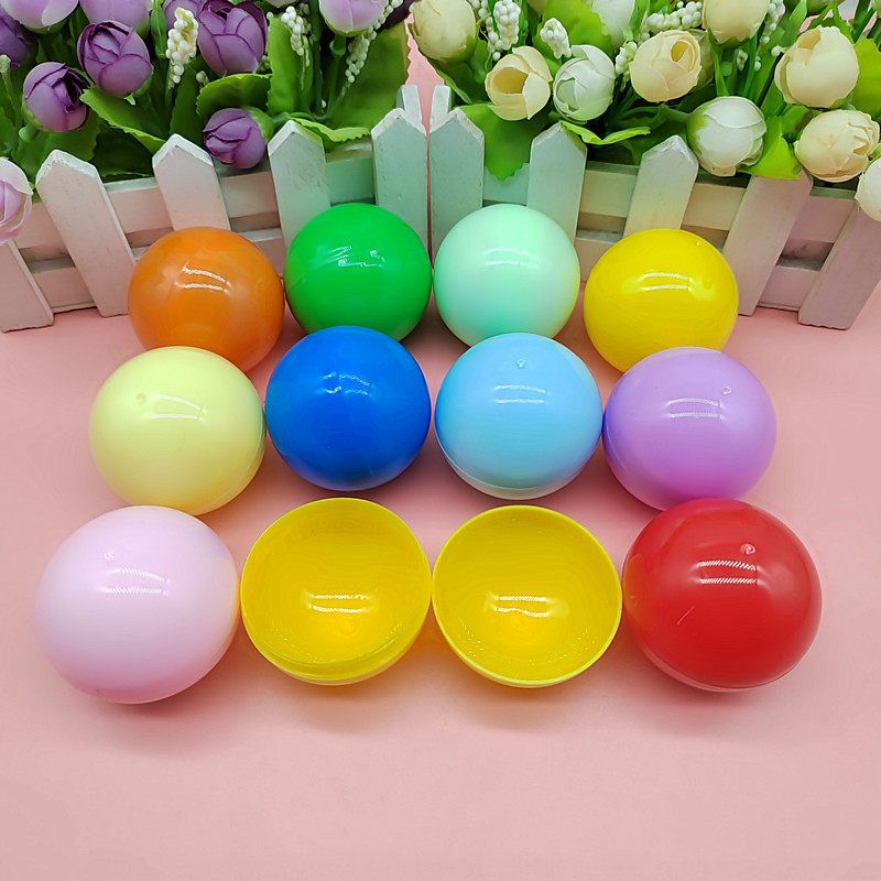 空扭蛋壳50mm扭蛋球金色扭蛋壳空壳空心球可打开口球抽奖球摸奖球,淘宝优惠券,粉丝福利购,淘宝优惠卷