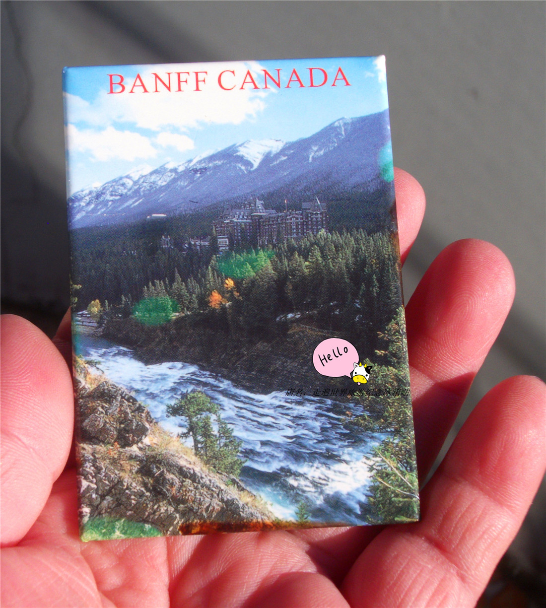 加拿大当地购买冰箱贴 旅背 班夫公园 BANFF SPRINGS HOTEL 多款 - 图2