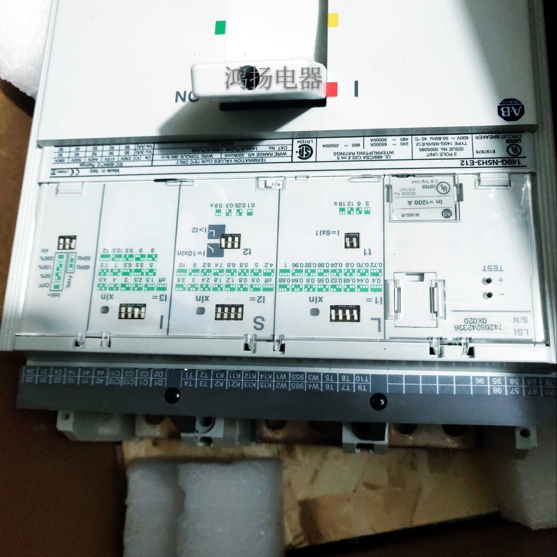 罗克韦尔A-B 140G-N5H3-E12 3P/1250A议价 - 图1