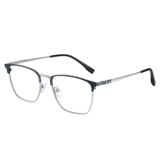 Prilez Pure Titanium Half -Frame Myopic Glasses Рамки Men's Big Face может соответствовать ультра -светло -светло -легким глазам объектива