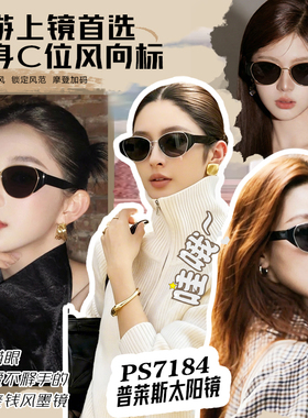 普莱斯复古老钱风墨镜女偏光
