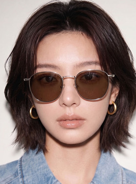 kaka美式复古偏光墨镜女男款近视带度数防紫外线2026高级感开车