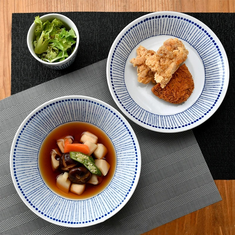 日本美浓烧苍十草陶瓷日式和风拉面碗大碗饭碗餐具汤碗家用深盘子 - 图1