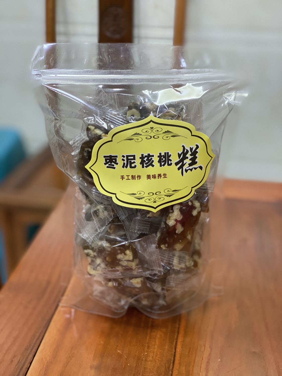 枣泥核桃糕孕妇零食软糖营养手工糕点老人儿童切糕休闲小吃500g-图0