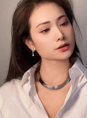 珍藏版ins潮简约光面choker项圈