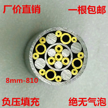 8mm mosaic rivet shank rivet Nail Slingshot Bow Rivet Shank Knife Handle material Diy pure copper red copper 810