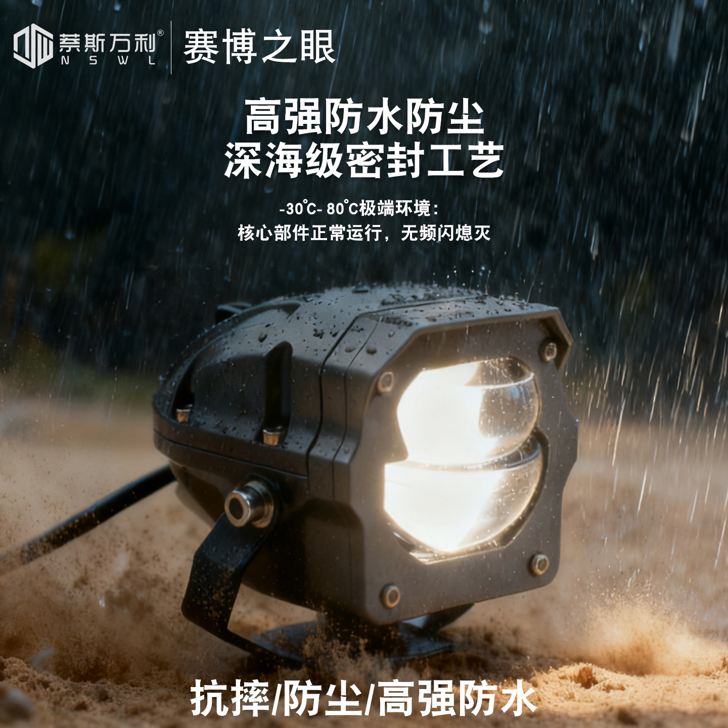 汽车LED射灯电动车摩托车远近光外置防水射灯超亮铺路切线远射灯,淘宝优惠券,粉丝福利购,淘宝优惠卷