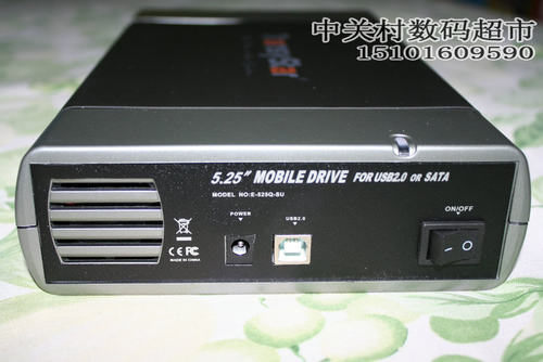 正品创齐525QSU  USB2.0台式机SATA串口内置改外置台式机光驱盒 - 图0