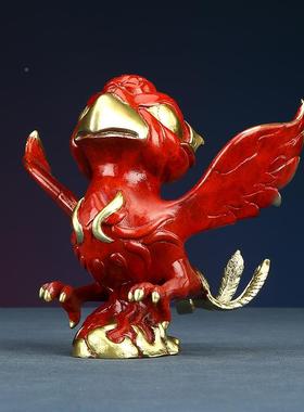 彩神铜天武之四灵四兽青四神兽龙朱雀白虎玄意萌版瑞兽家居装饰品