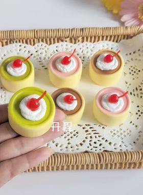 湿软手感慢回弹PU芝士小蛋糕仿真面包解压发泄捏捏乐 Squishy