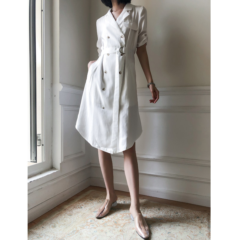 杨小飒定制夏装2020新款气质连衣裙 LIAN DA 杨小飒定制连衣裙