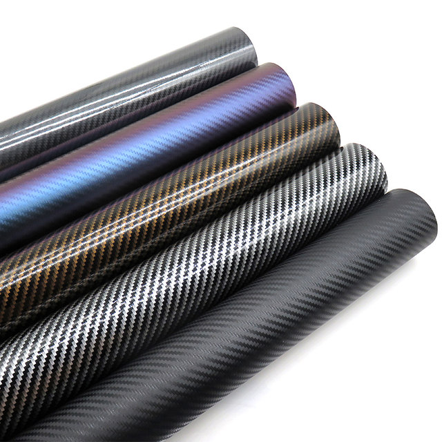 Automotive color change film interior film sticker central control center column center grille roof body trim dash table carbon fiber film