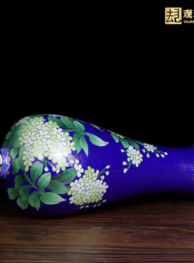 景泰蓝花瓶曲美瓶中国礼品