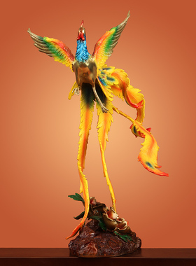 彩铜中式客厅玄关结婚乔迁吉祥物