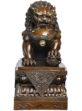 青铜狮工艺品摆件北京故宫