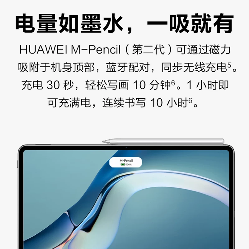 HUAWEI M-Pencil второй генерации рукописное давление сенсор 4096 уровней матовое соответствие набор CD54 новая оригинальная оригинал