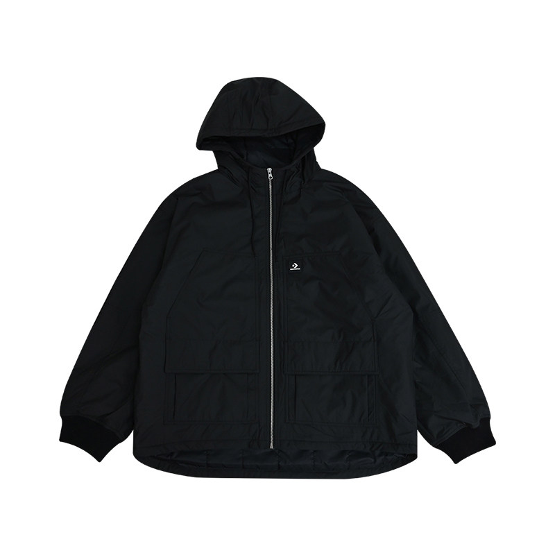 Converse匡威正品男子连帽棉服纯色百搭夹克外套10026006-A01-A02,淘宝优惠券,粉丝福利购,淘宝优惠卷