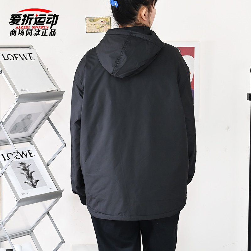 Converse匡威正品男子连帽棉服纯色百搭夹克外套10026006-A01-A02,淘宝优惠券,粉丝福利购,淘宝优惠卷