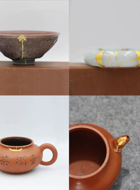 紫砂瓷器建盏金缮修复
