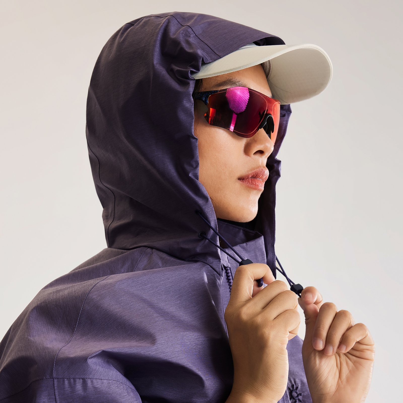 KAILAS凯乐石冲锋衣防风防水透汽短款户外运动登山徒步夹克外套女 - 图1