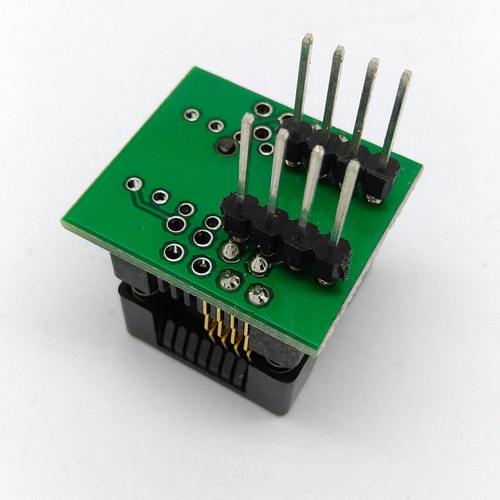 窄体SOP8转DIP8烧录座 弹跳座ots16-1.27-03 soic8 小8脚 编程座 - 图3