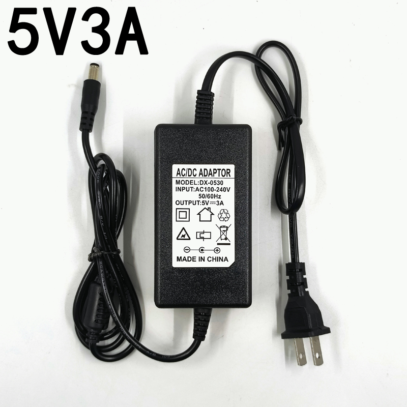 5V3A电源适配器5伏3安光纤收发器监控机顶盒路由播放器直流电源 - 图1