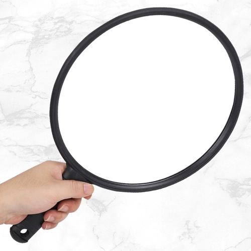 Большой круглый портативный профессиональный зеркало заднего вида, ручка