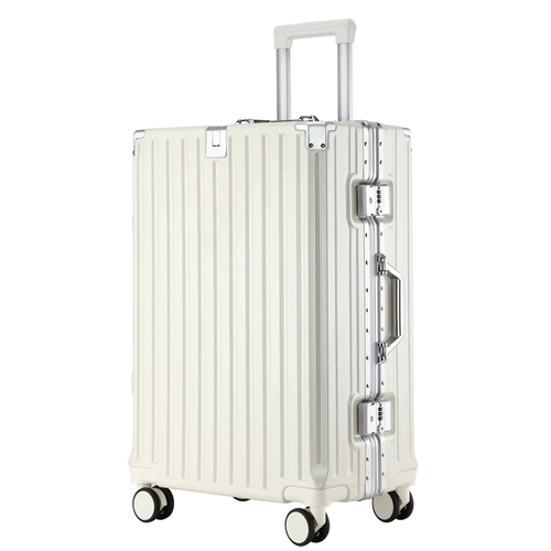 Трендовый прочный универсальный вместительный и большой чемодан на колесиках