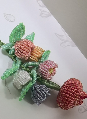 上绳记精编多色铃兰花束石榴包挂钥匙扣手机挂件
