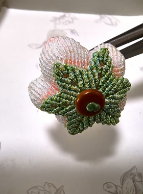 上绳记精编莲花手机挂件包挂钥匙扣挂件