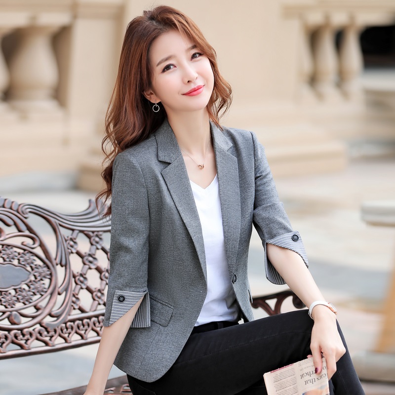 夏职场穿搭外套 半正式职业装气质女神范 ol 上班族女装时尚潮流 2019 夏职场穿搭外套 半正式职业装气质女神范 ol 上班族女装时尚潮流 2019