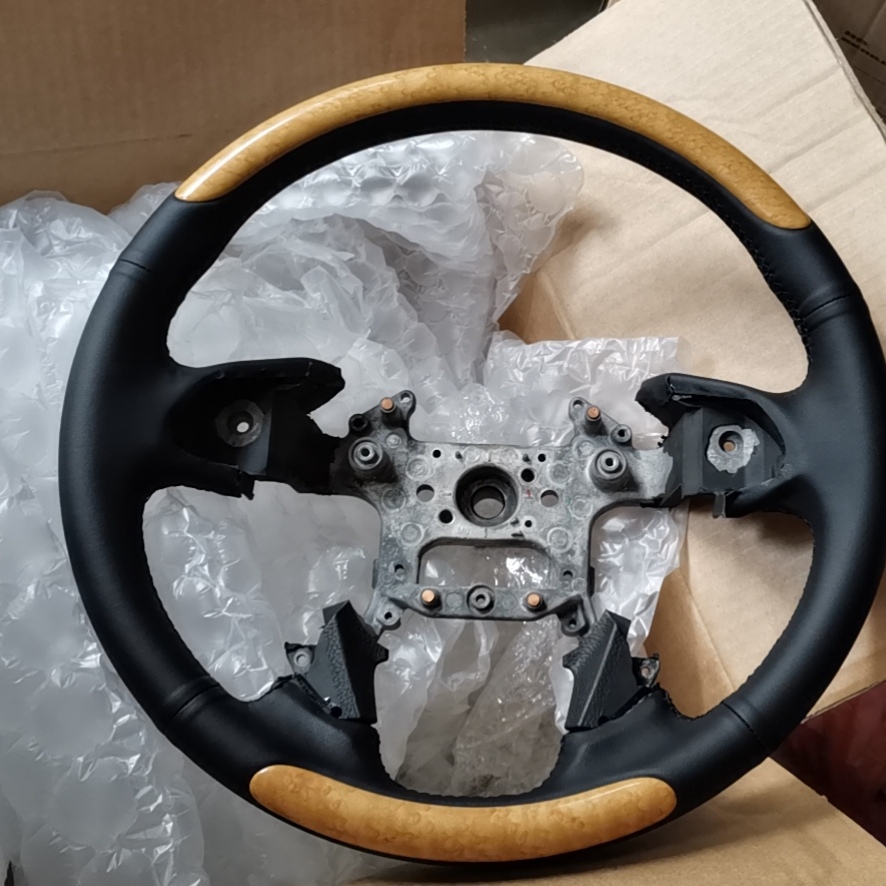 09款奥德赛rb1rb3方向盘套七八代雅阁保留桃木把套总成改装翻新 - 图0