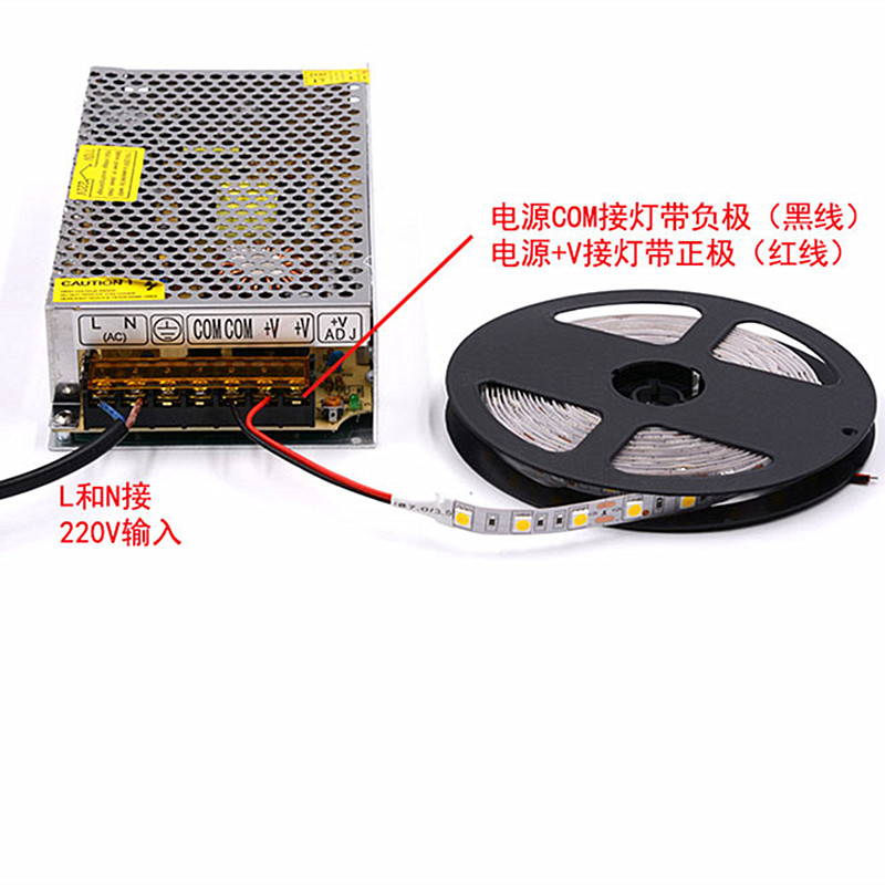 220V转低压DC12V24V直流LED长条超薄灯箱显示专用开关电源变压器 - 图1