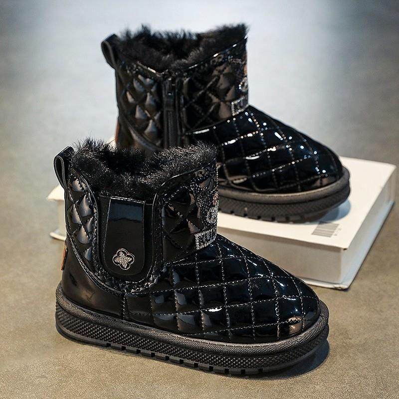 女童雪地靴冬季2025新款皮毛一体儿童防水棉鞋中大童加绒保暖短靴,淘宝优惠券,粉丝福利购,淘宝优惠卷
