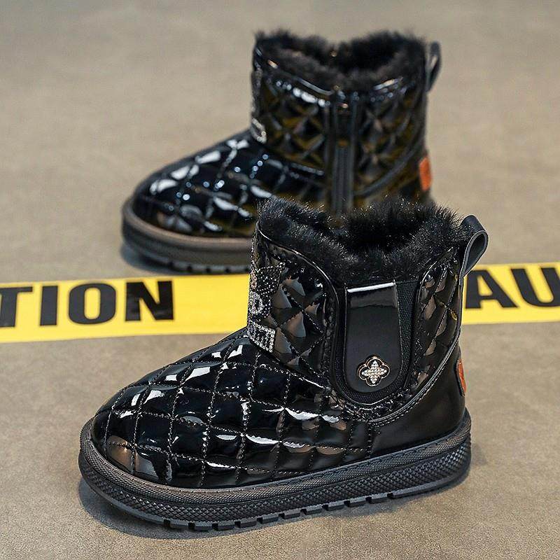 女童雪地靴冬季2025新款皮毛一体儿童防水棉鞋中大童加绒保暖短靴,淘宝优惠券,粉丝福利购,淘宝优惠卷