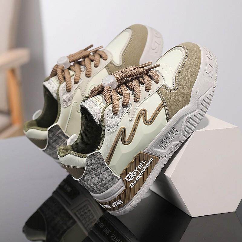 男童鞋子春款2025新款儿童皮面防水运动鞋中大童潮牌男孩休闲板鞋,淘宝优惠券,粉丝福利购,淘宝优惠卷