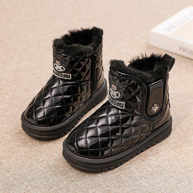 女童雪地靴冬季2025新款皮毛一体儿童防水棉鞋中大童加绒保暖短靴,淘宝优惠券,粉丝福利购,淘宝优惠卷